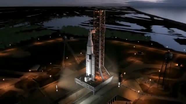 Launch Pad at Dusk